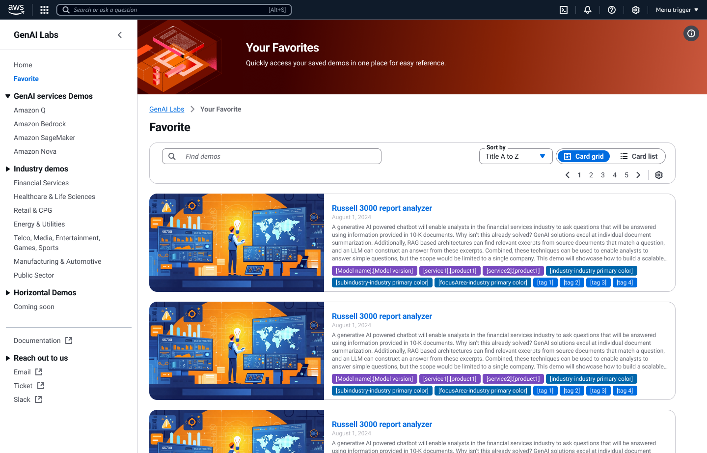 Post-search My Favorites