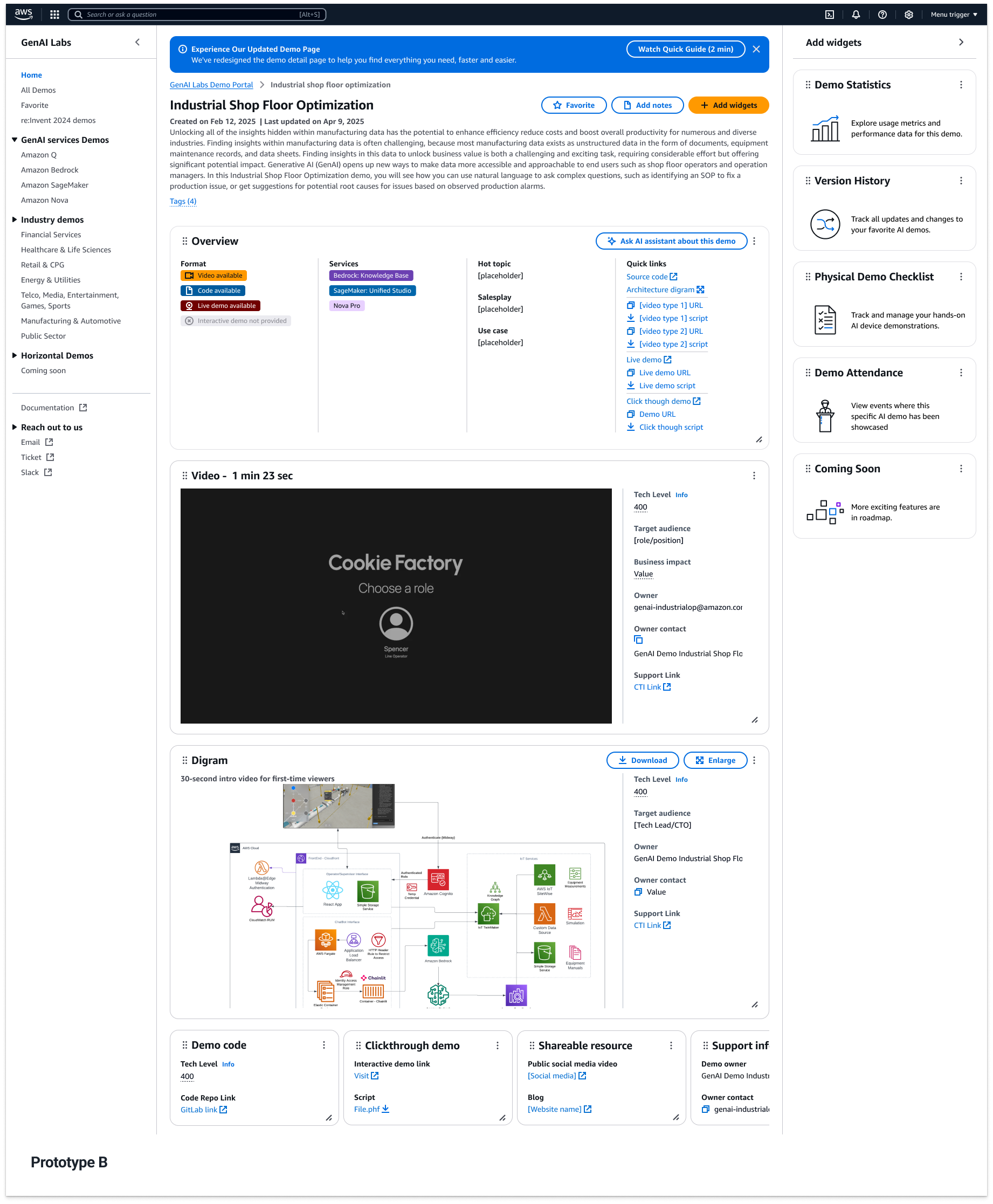 Prototype A vs Prototype B